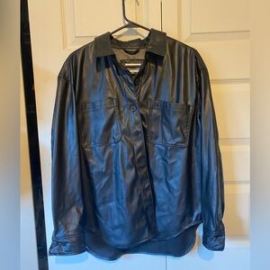 American Eagle Faux Leather Jacket